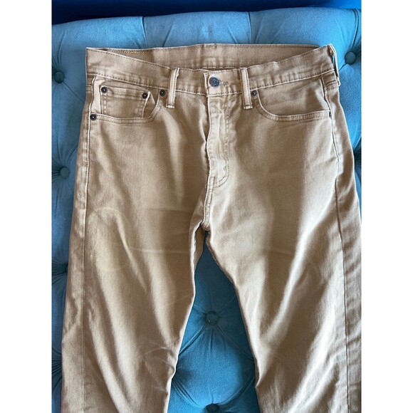 Levi’s 513 Men’s Brown/Tan Khaki Colored Jeans 31 x 30 - Picture 10 of 11